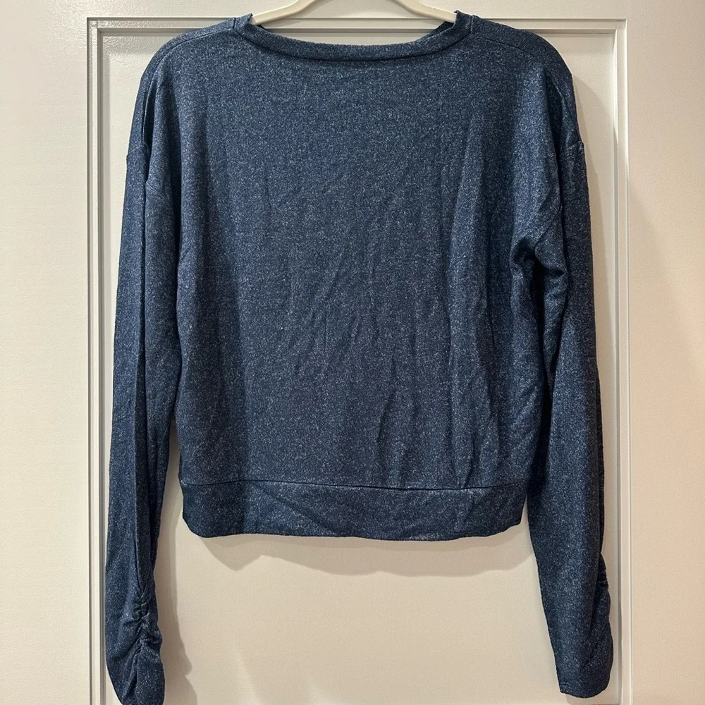 Nordstrom Blue Scrunched Sweater, Size XL